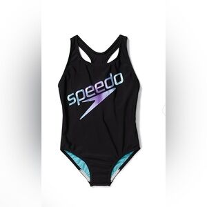 Speedo women’s one piece swim bathing suit Sz 14